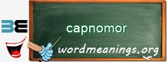 WordMeaning blackboard for capnomor